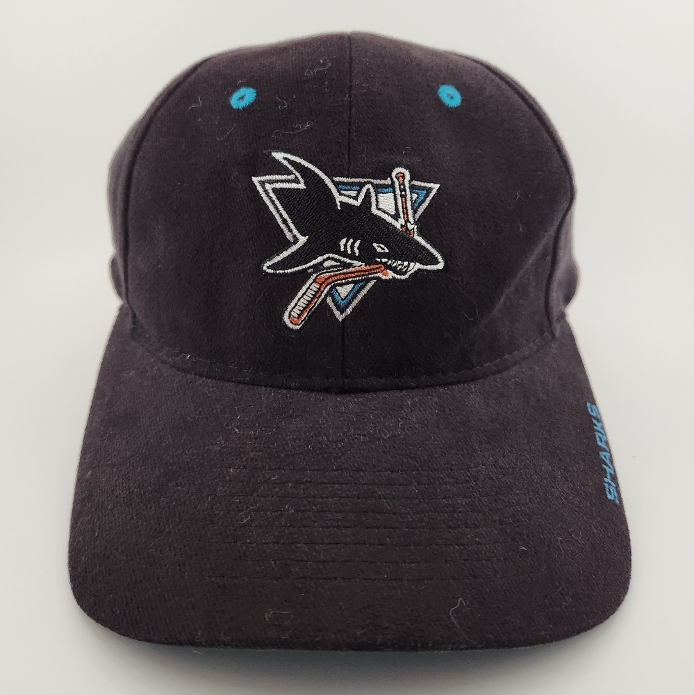 2000s San Jose Sharks velcroback cap made by CCM